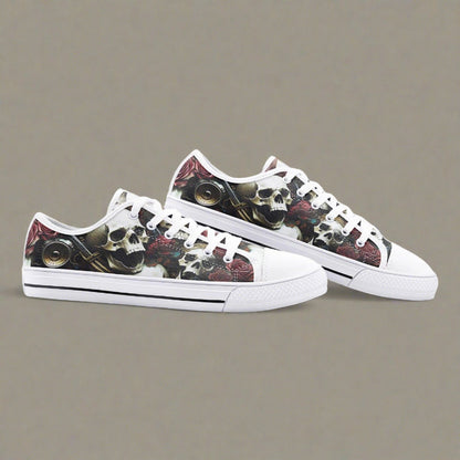 Cyberpunk Pink Cream Custom Bold Art - Freaky Shoes | Custom Art Sneakers