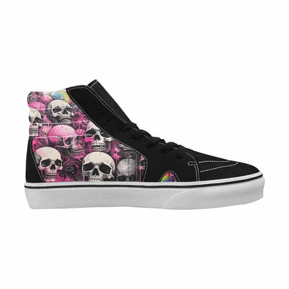 MEN'S Rainbow From Skull S High Top Canvas Dreamcore Shoes