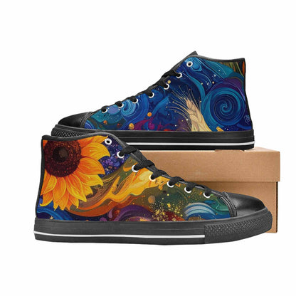 MEN'S Blend All Versions High Top Canvas Vibrant Chaos Sneakers