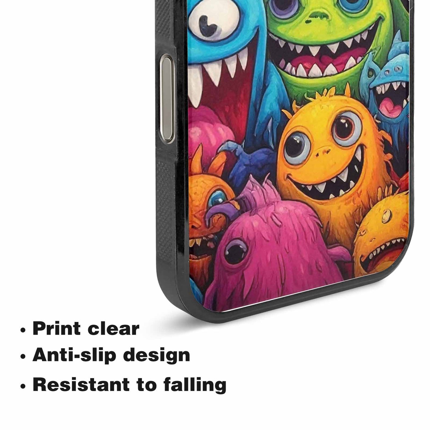 iPhone 15 Pro Max Case — Monsters General Cartoon Monst 0p8, Custom Art Phone Cover