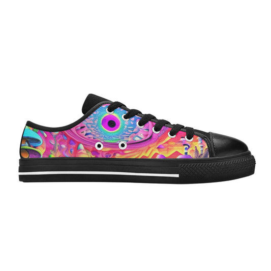 WOMEN'S Trippy Acid World Art Canvas Dreamcore Sneakers
