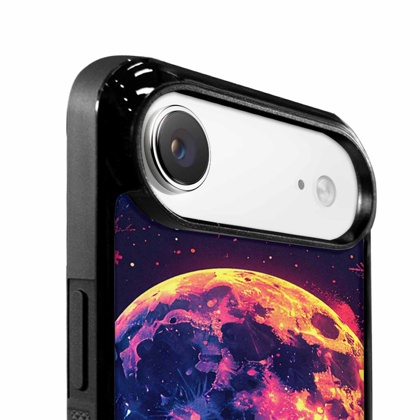 iPhone 17 Air Case — Neon Winter Moon Seamless Cartoon Cute, Personalized Phone Case