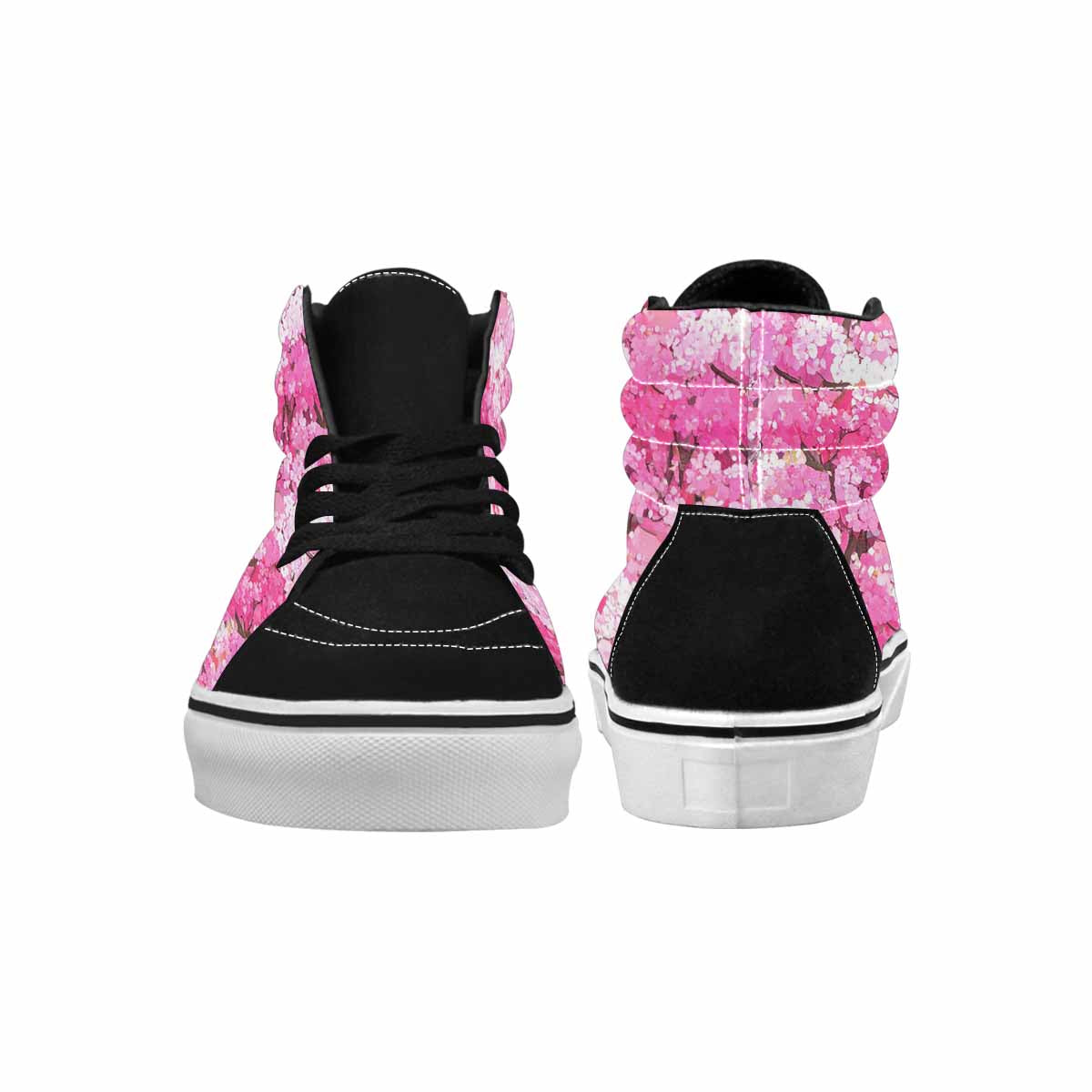 MEN'S Cherry Blossom Branch Cherry High Top Canvas Grunge Custom Shoes