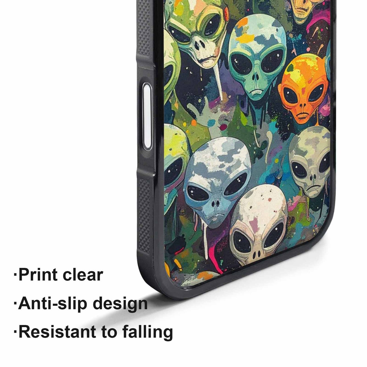 iPhone 17 Pro Case — Aliens Camo Aliens Pattern Hundreds Alien, Original Design Phone Case