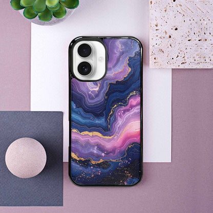 iPhone 16 Case — Marble Galaxy Custom Personalized Phone Cover, Custom Phone Case