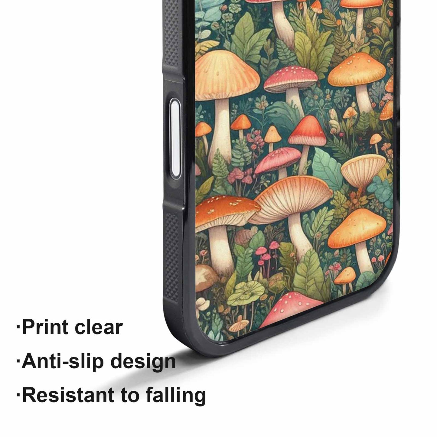 iPhone 17 Pro Case — Mushrooms Botanicalmushrooms P Floral, Original Design Phone Case