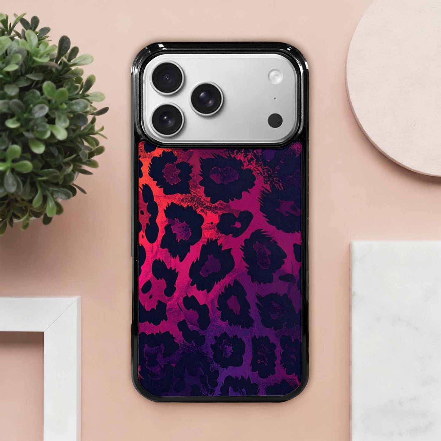 iPhone 17 Pro Max Case — Leopard Print Dark Seamless Animal Print, Custom Art Phone Cover