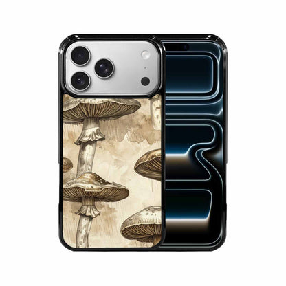 iPhone 17 Pro Max Case — Iridescent Storm Mushroom Original Art, Unique Phone Case Design