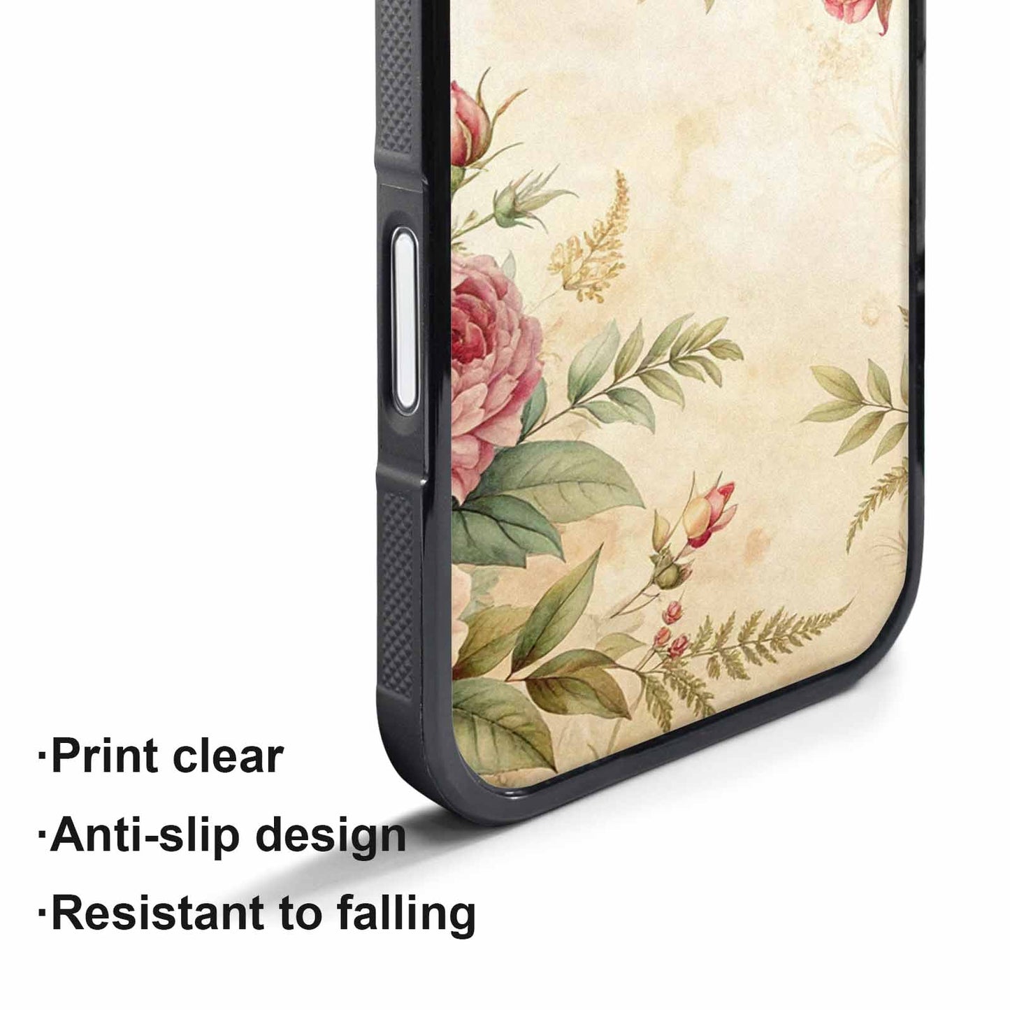 iPhone 17 Air Case — Vintage Botanical Art Pattern Floral, Custom Printed Phone Case