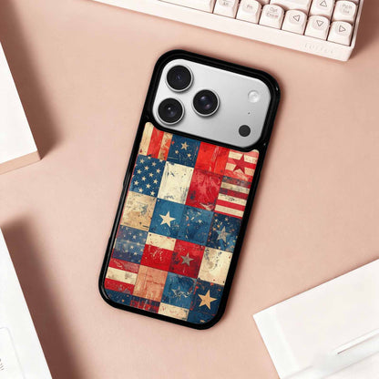 iPhone 17 Pro Case — Small American Flag Stars And Galaxy, Custom Phone Case