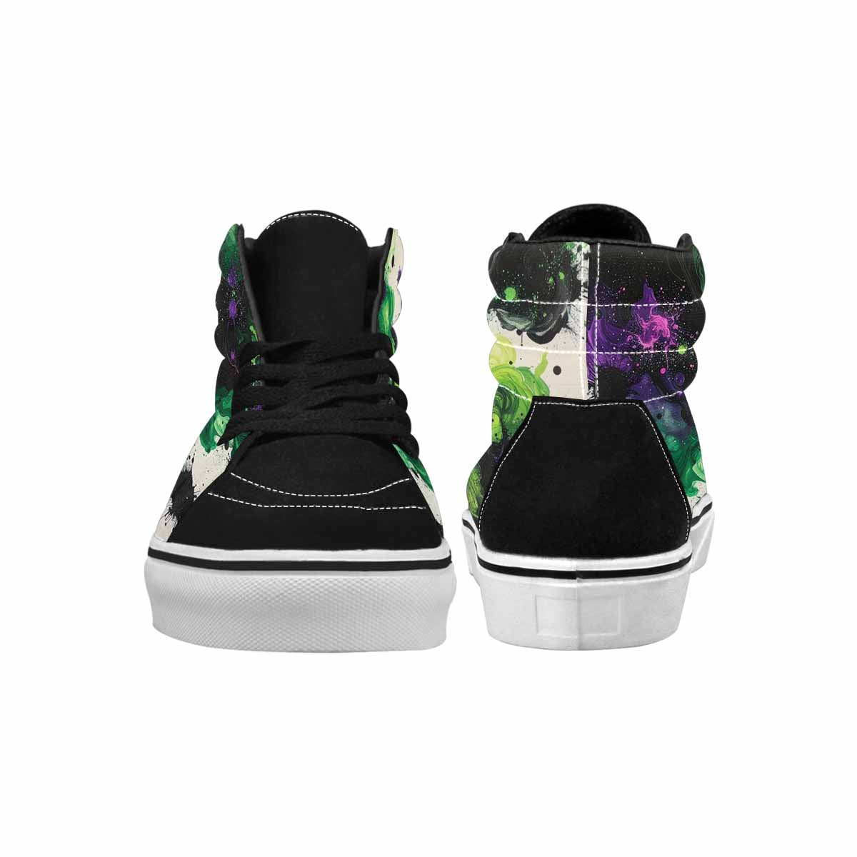 MEN'S Galaxy Nebula High Top Canvas Vibrant Chaos Sneakers