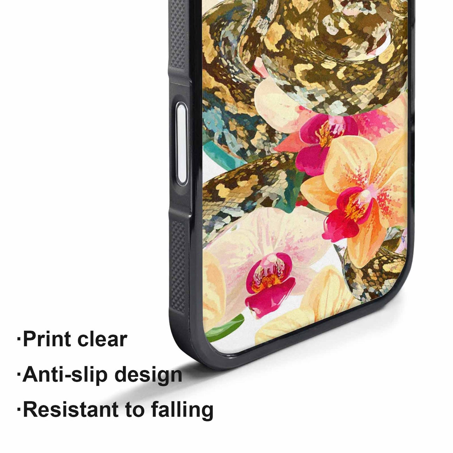 iPhone 17 Air Case — Snakes Print Floral Seamless Pattern Floral, Custom Phone Case