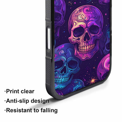 iPhone 17 Pro Case — Galaxy Skulls Art Seamless Tons Gothic, Original Design Phone Case