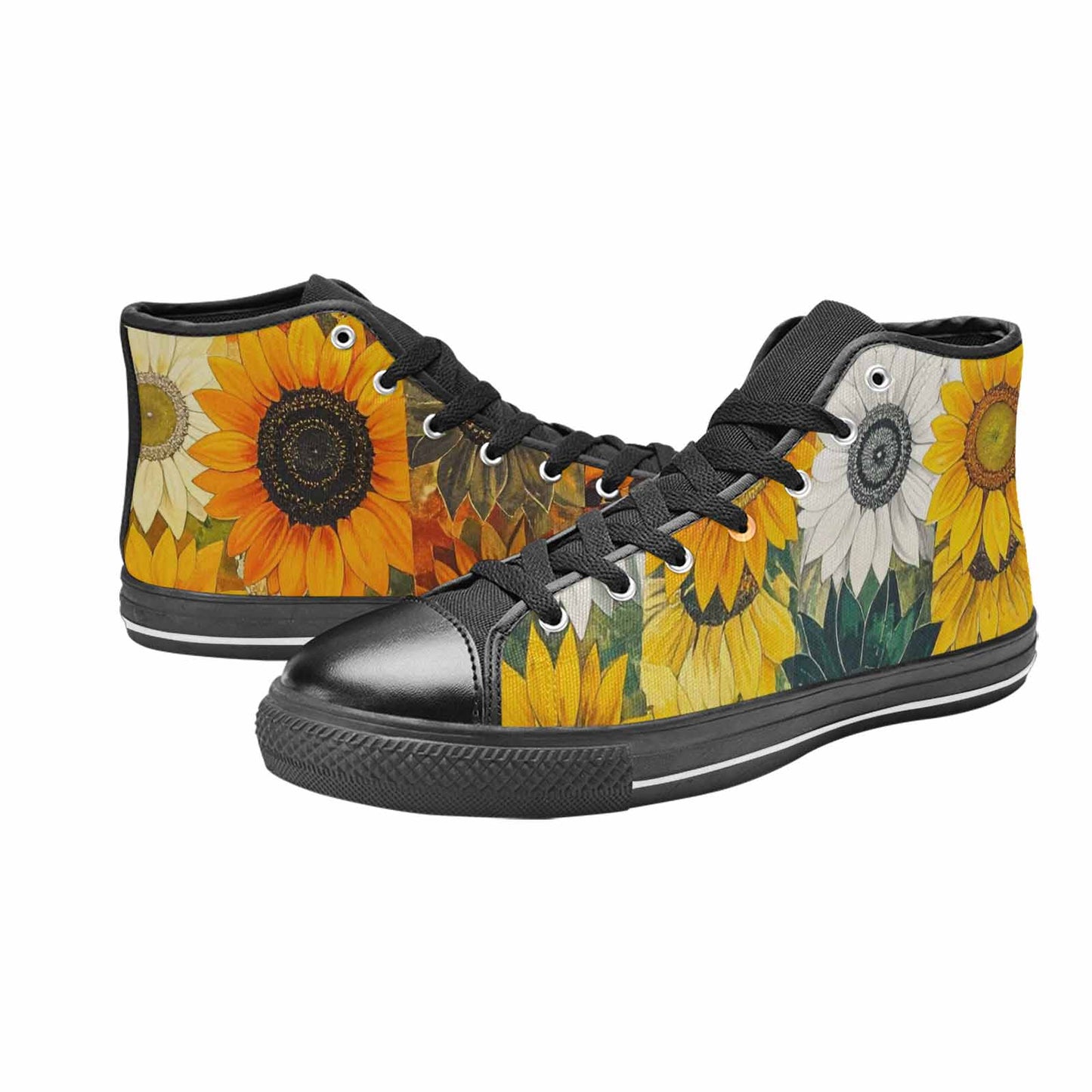 WOMEN'S Blend Melt Them High Top Canvas Dark Academia Custom Shoes