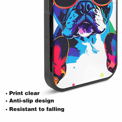 iPhone 15 Plus Case — French Bulldog Pop Art Pattern, Personalized Phone Case
