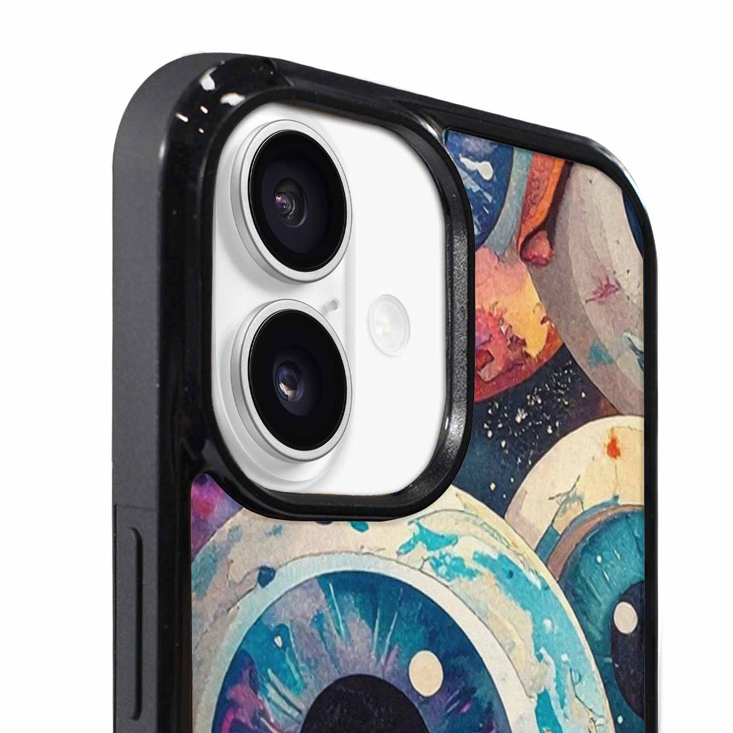 iPhone 17 Case — Seamless Tileable Pattern Of Galaxy Space, Original Design Phone Case