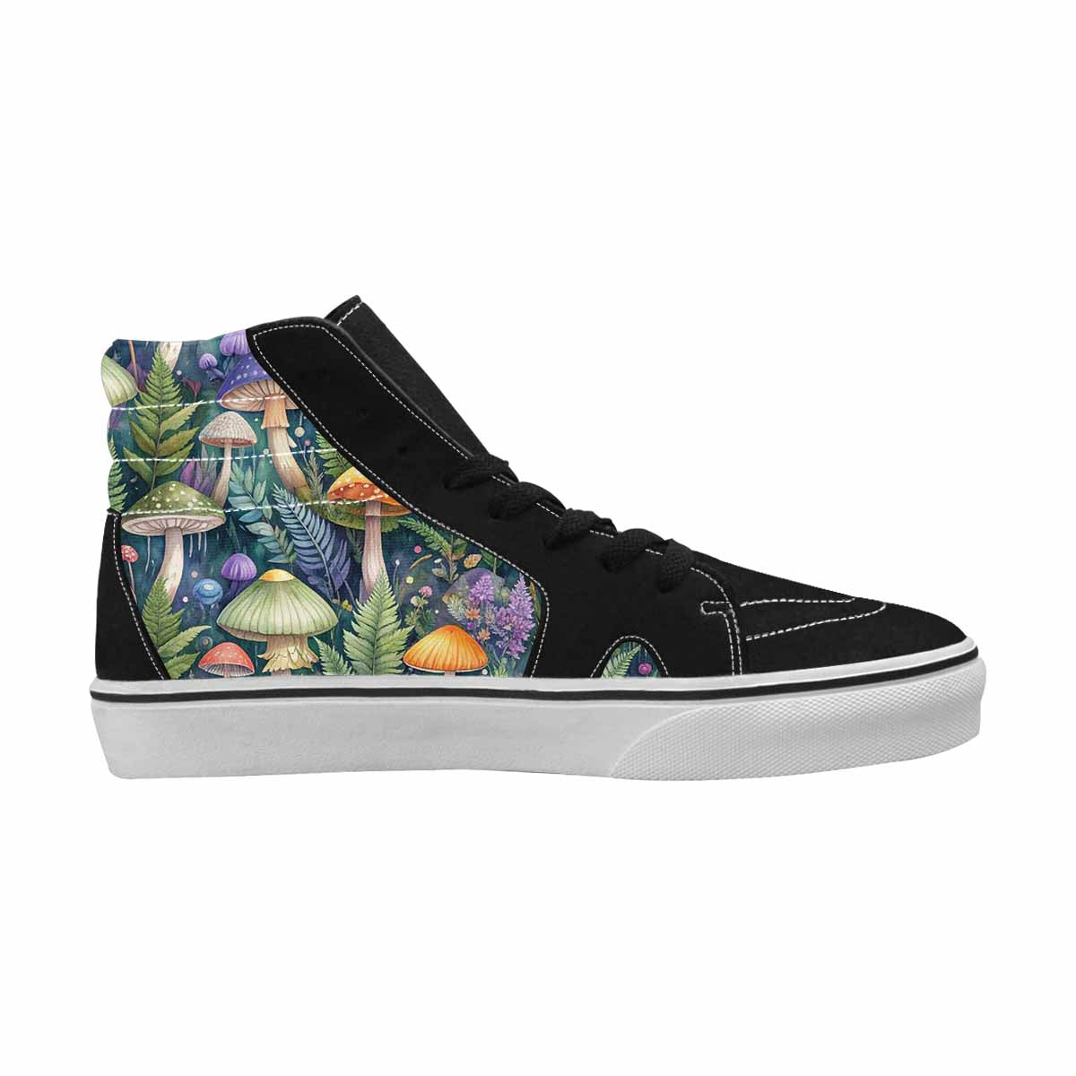 MEN'S Mushrooms  Botanical Mushrooms High Top Canvas Dreamcore Shoes