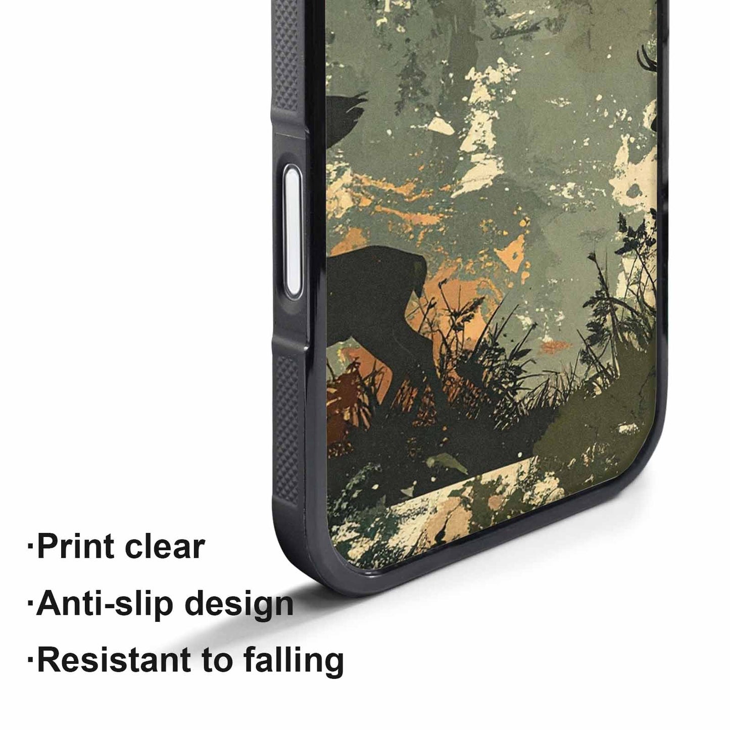 iPhone 17 Air Case — Hunting Camouflage Pattern With Deer Camo, Unique Phone Case Design