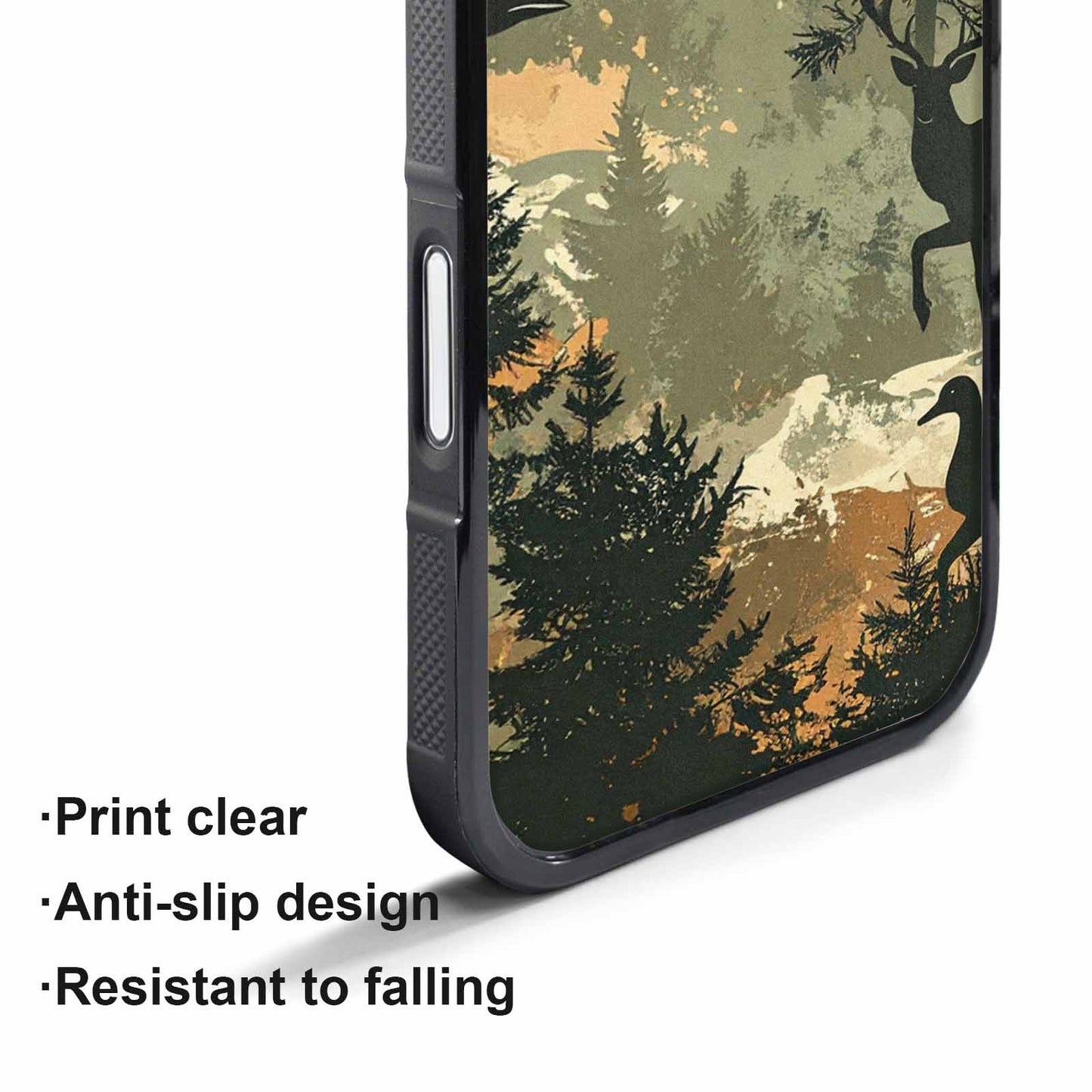 iPhone 17 Air Case — Hunting Camouflage Pattern With Deer Camo, Unique Phone Case Design