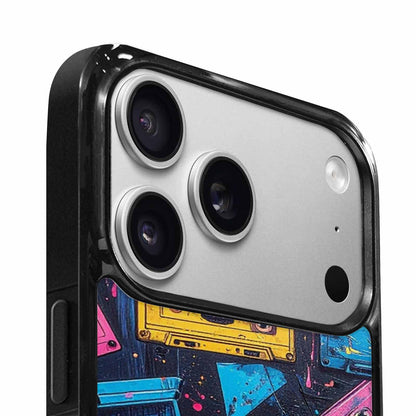 iPhone 17 Pro Case — Seamless Tileable Pattern Of Overlapping Retro, Original Design Phone Case
