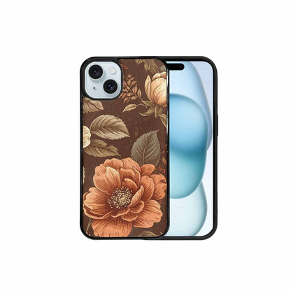 iPhone 15 Plus Case — Vintage Botanical Art Pattern, Customized Protective Case