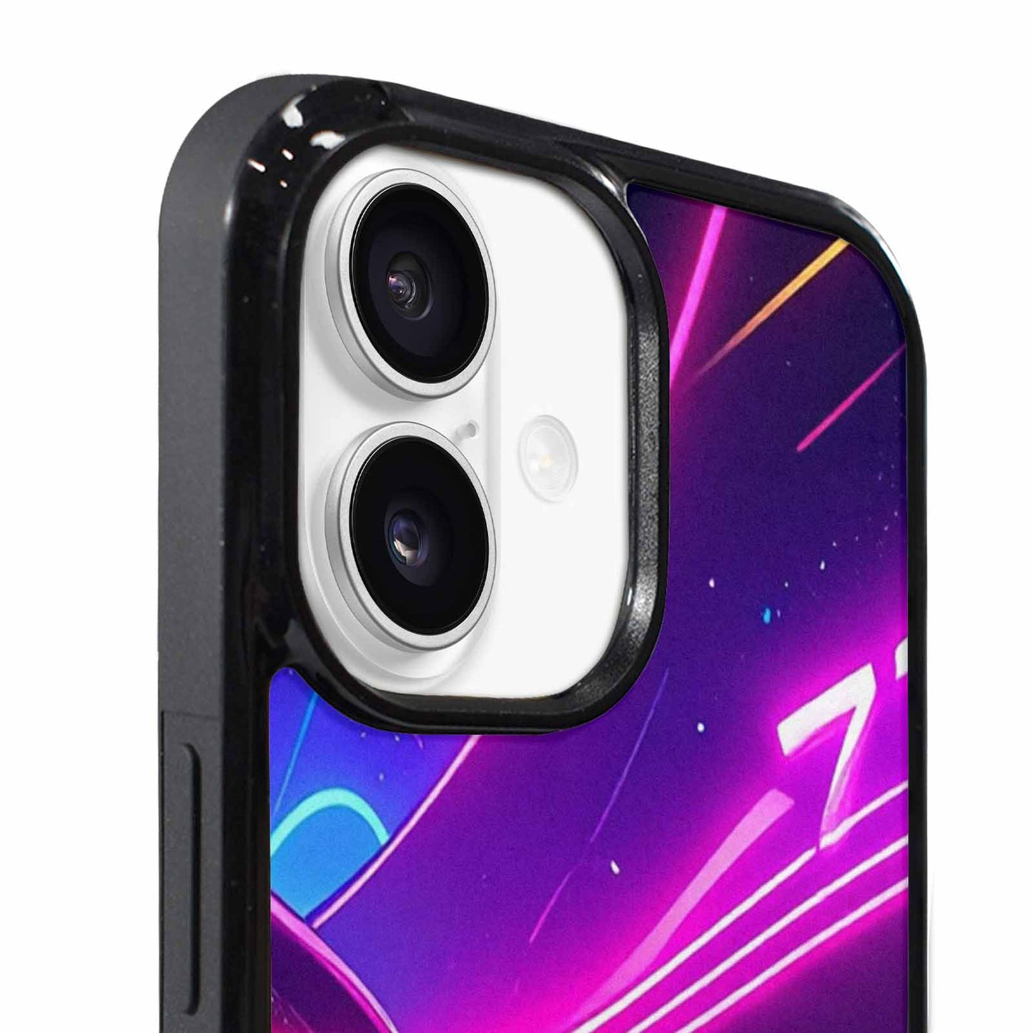 iPhone 17 Case — Neon Cartoon Art Pattern Retro Vintage, Custom Phone Case