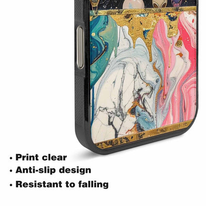 iPhone 16 Pro Max Case — Aliens Marblealiens Pattern Cyi, Custom Designed Case Cover