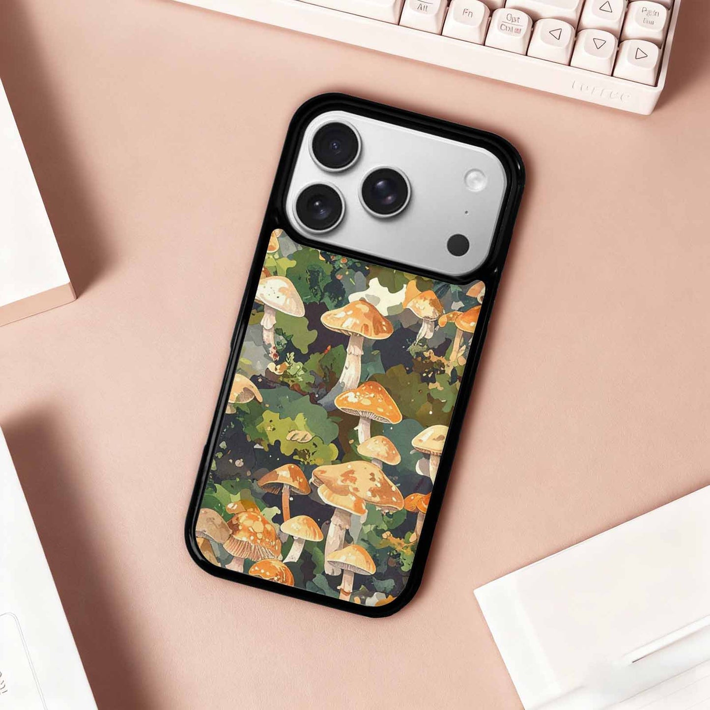 iPhone 17 Pro Case — Mushrooms Camomushrooms Patter 9y1 Camo, Original Design Phone Case