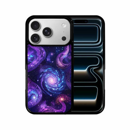 iPhone 17 Pro Case — Snake Print Galaxy Seamless Pattern Animal, Custom Phone Case