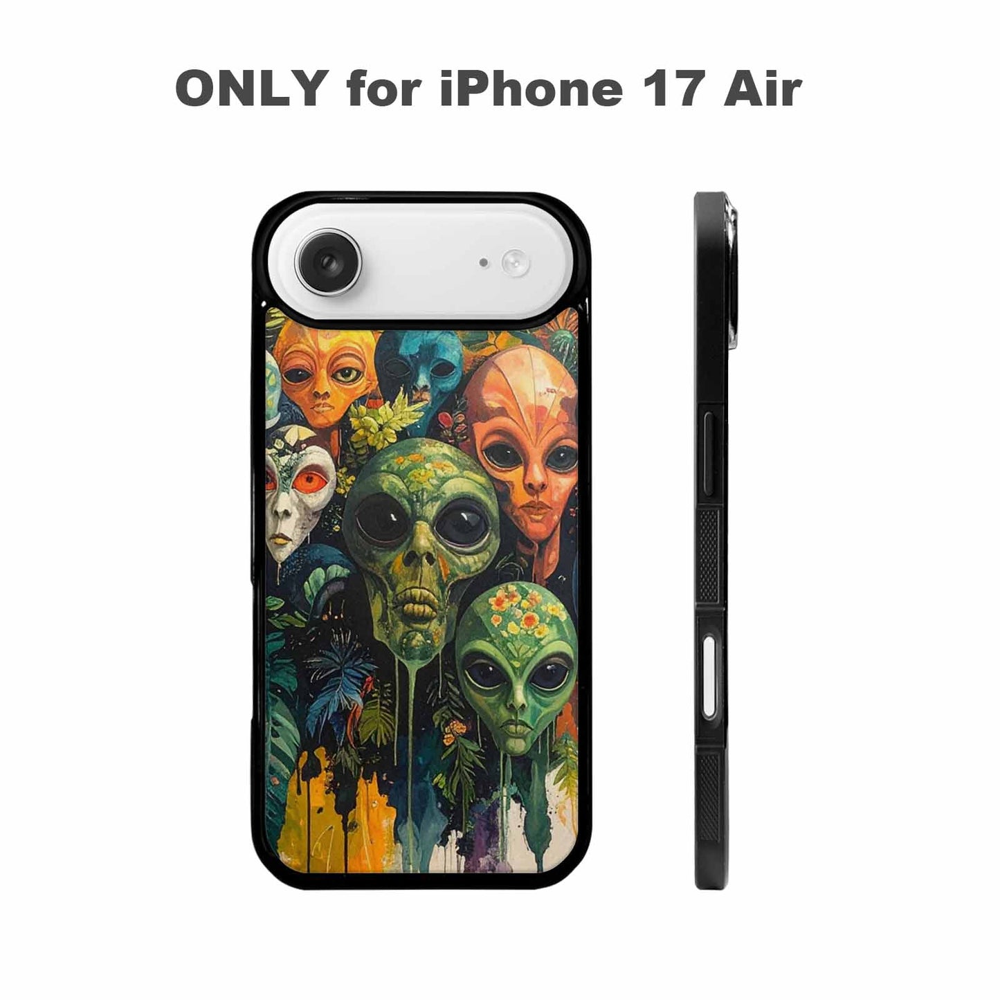 iPhone 17 Air Case — Aliens Pattern Hundreds Of Sma Alien, Personalized Phone Case