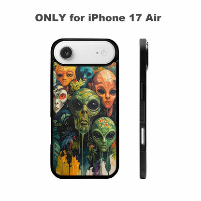 iPhone 17 Air Case — Aliens Pattern Hundreds Of Sma Alien, Personalized Phone Case