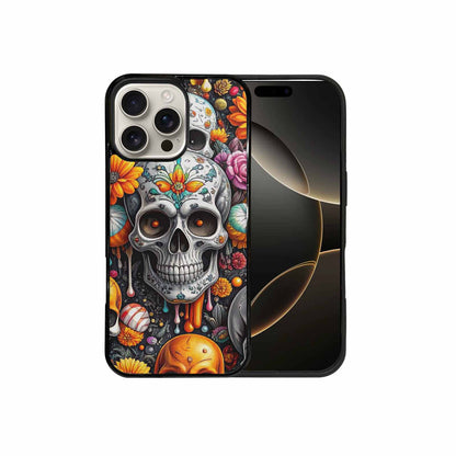 iPhone 16 Pro Max Case — Greyscale Black And White Dark Black, Custom Made Phone Cover