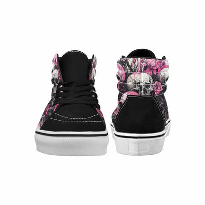 MEN'S Skull Roses High Top Canvas Aesthetic Shoes