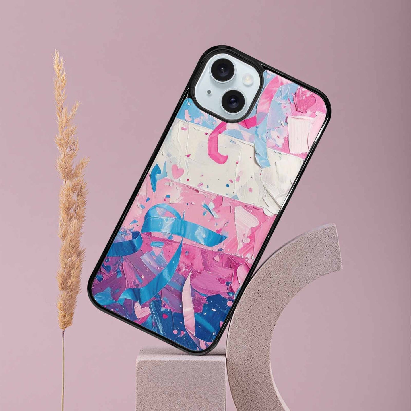 iPhone 15 Plus Case — Transgender Pride Flag Trans Pride Flag, Custom Print Case Cover
