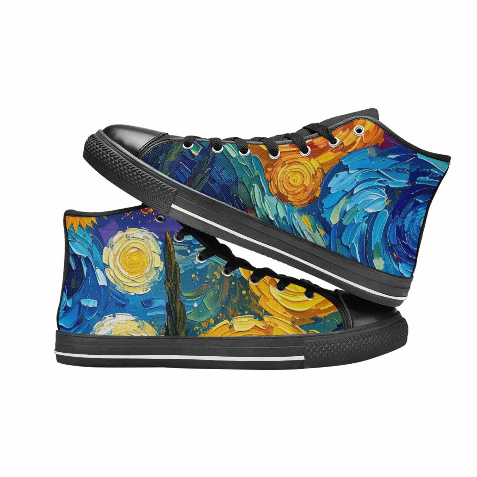 MEN'S Blend All Versions High Top Canvas Cottagecore Custom Shoes