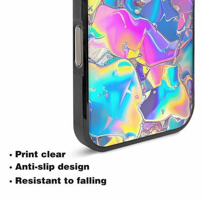 iPhone 16 Pro Max Case — Holographic Iridescent Shimmer Pattern Hundreds Of, Unique Phone Case Design