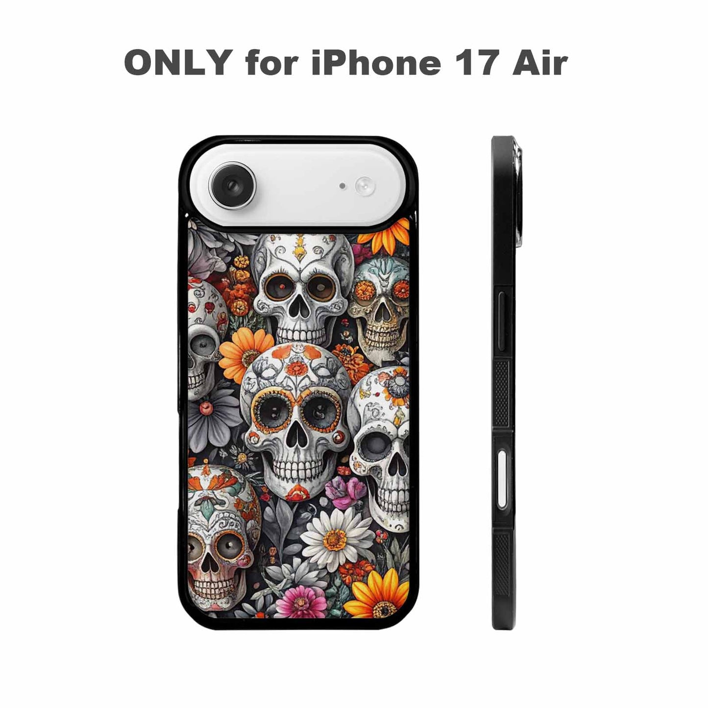 iPhone 17 Air Case — Greyscale Black And White Dark Gothic, Custom Designed Case Cover
