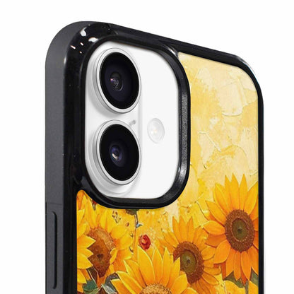 iPhone 17 Case — Full Color Vibrant Sunflower Floral, Unique Phone Case Design