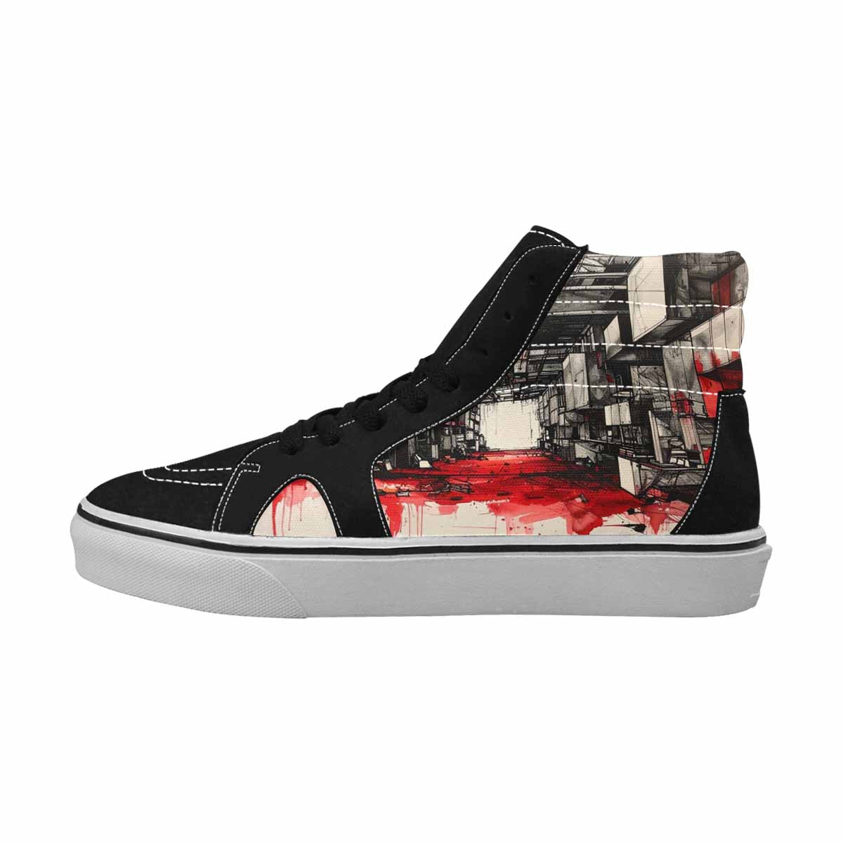 MEN'S Liminal Space Fragment High Top Canvas Dreamlike Shoes