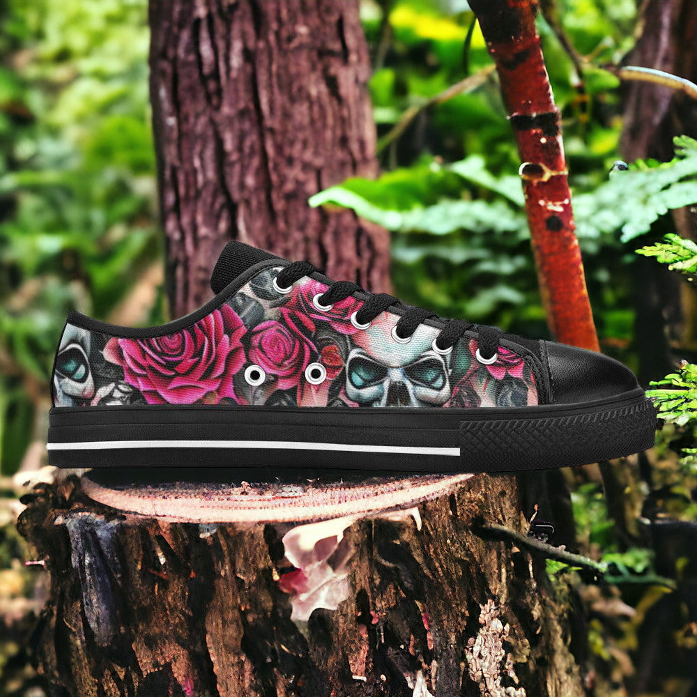 Skulls Roses Deluxe Women - Freaky Shoes®