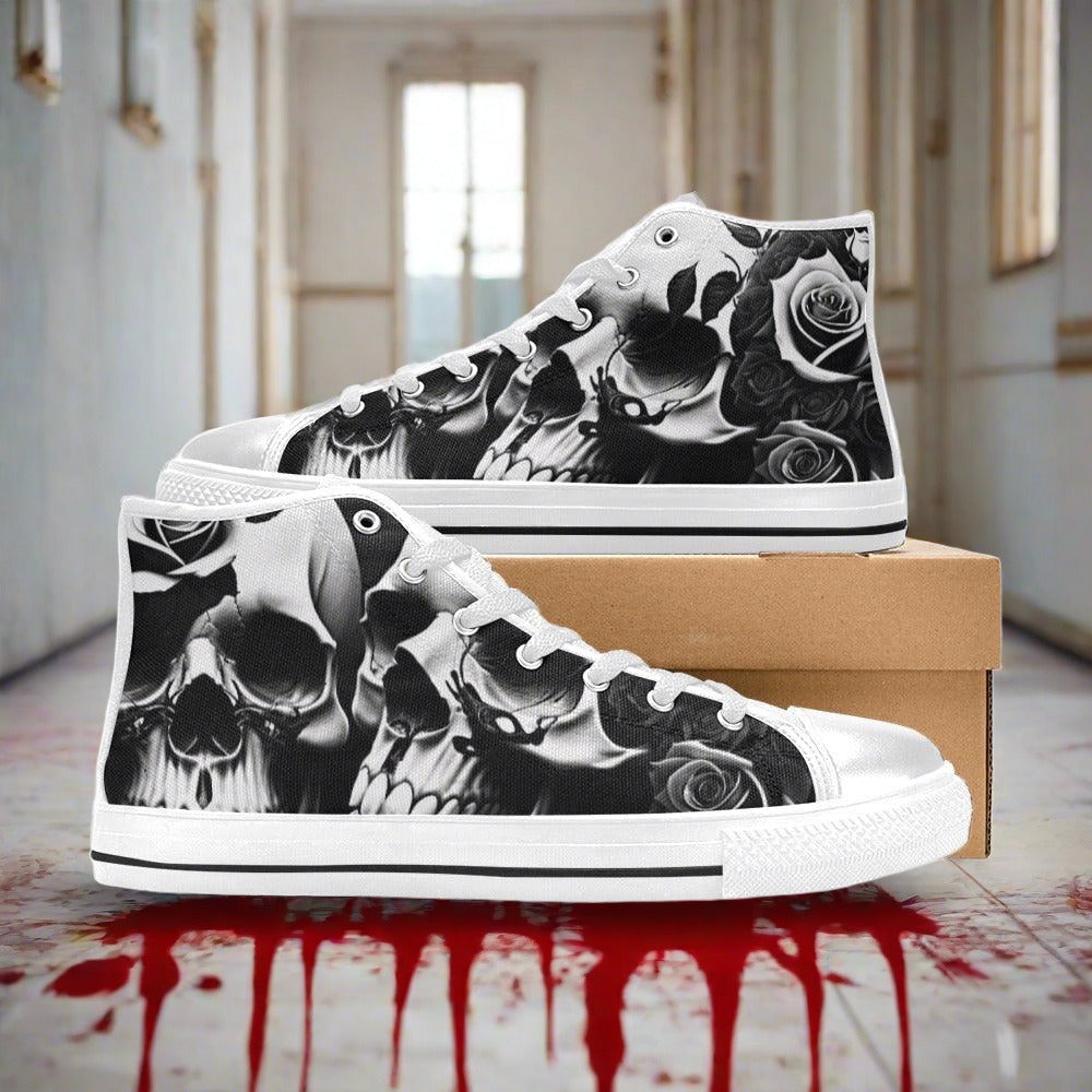Phoenix Pink Cream Vivid MEN Bold Art - Freaky Shoes | Custom Art Sneakers