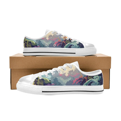 Camo Design 1 Low Top Canvas Shoes for Kid