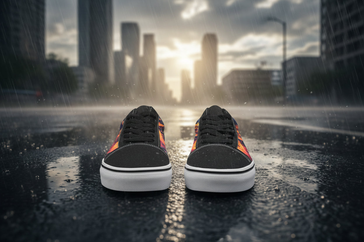 Wild Tribal Ripple 2 Men's Low Top Skateboarding Shoes
