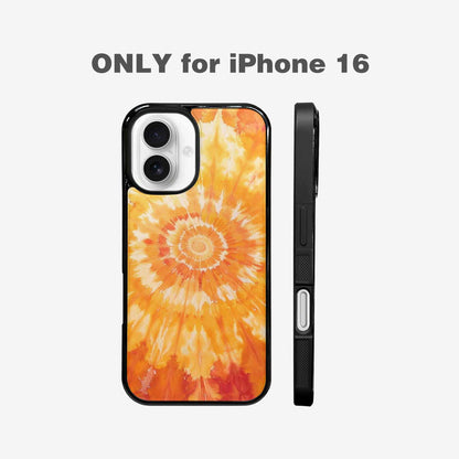 iPhone 16 Case — Ombre Tie Dye Warm, Custom Phone Case