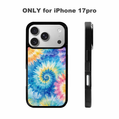 iPhone 17 Pro Case — Small Tie Dye Swirl Pattern Tie, Custom Designed Case Cover