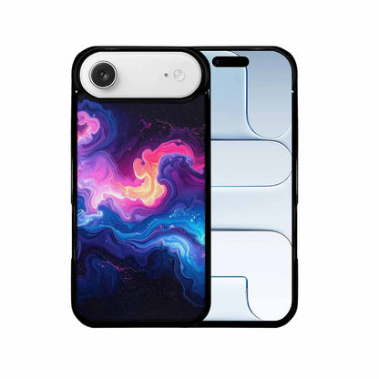 iPhone 17 Air Case — Seamless Repeating Pattern Of Overlapping Galaxy, Customized Protective Case
