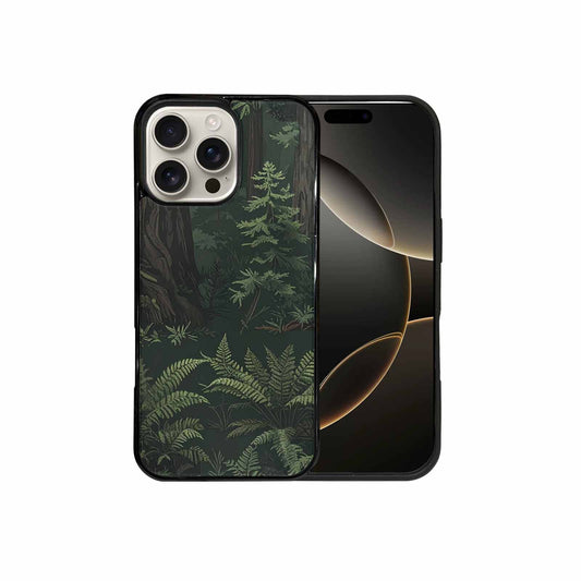 iPhone 16 Pro Max Case — Seamless Pattern Ancient Redwood Forest Giant, Custom Phone Case
