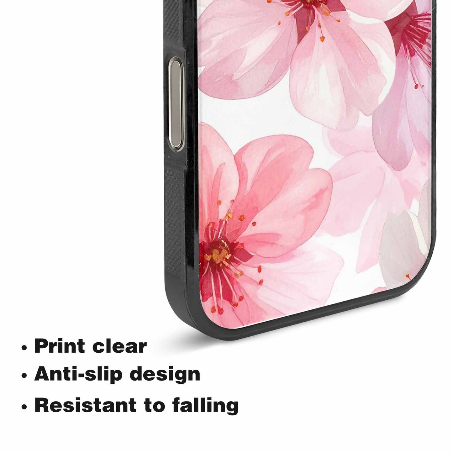 iPhone 15 Pro Max Case — Japanese Cherry Blossom, Custom Printed Phone Case