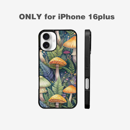 iPhone 16 Plus Case — Mushrooms Botanicalmushrooms P, Original Design Phone Case