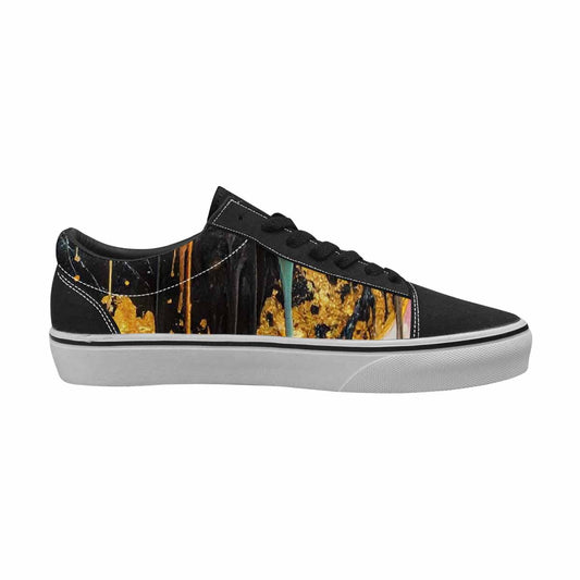 MEN'S Aliens - Marble Melting Lace-Up Canvas Cottagecore Sneakers